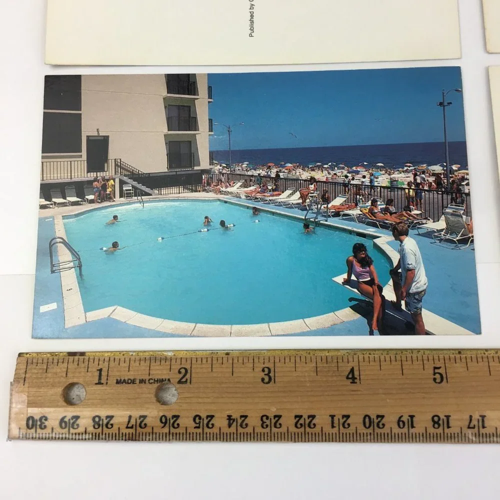 Vtg lot of 15 Rehoboth Beach Delaware‎ Atlantic Sands Hotel Oceanfront Postcards
